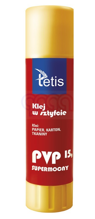 Klej w sztyfcie typu PVP 15 g Tetis