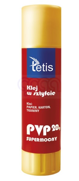 Klej w sztyfcie typu PVP 35 g Tetis