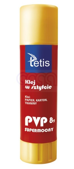 Klej w sztyfcie typu PVP 8 g Tetis