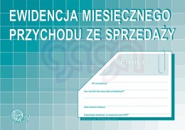 N-1 Ewidencja miesięcznego przychodu ze sprzedaży N-1