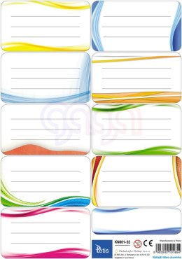 Naklejki na zeszyty i książki,zest. - 25 ark. Tetis