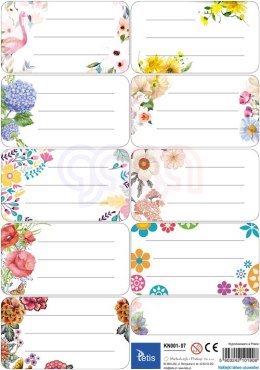 Naklejki na zeszyty i książki,zest. - 25 ark. Tetis