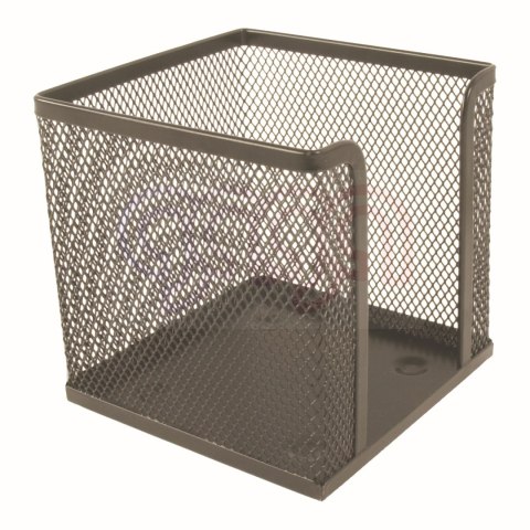 Pojemnik do karteczek czarny Tetis