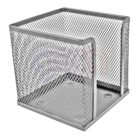 Pojemnik do karteczek srebrny Tetis