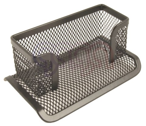 Przybornik na wizytówki czarny Tetis