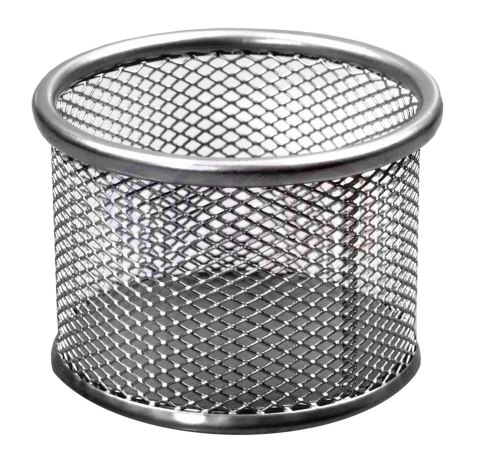 Przybornik średni okrągły czarny Tetis