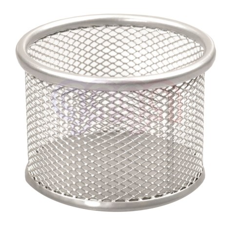 Przybornik średni okrągły srebrny Tetis