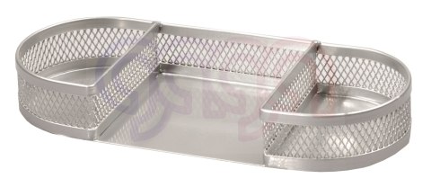 Przybornik zaokrąglony srebrny Tetis