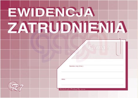 R7 Ewidencja zatrudnienia R-7