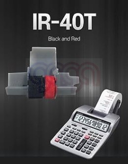 Rolka barwiąca IME-IR40T (IR-40T) czarno-czerwona zamiennik EPS na blistrze (2szt.)