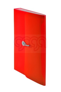 Teczka harmonijkowa PP z gumką, 13 przegród, A4 czer. Tetis