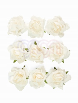 wiaty papierowe RÓŻE BIAŁE samoprzylepne 9 szt.. 252039