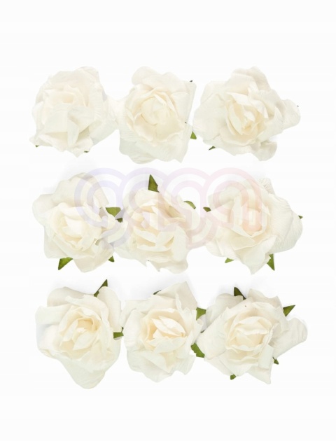 wiaty papierowe RÓŻE BIAŁE samoprzylepne 9 szt.. 252039