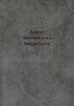 Księga inwentarzowa księgozbioru A4 100 kartek
