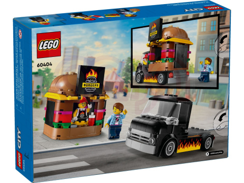 LEGO City 60404 Ciężarówka z hamburgerami LEGO City 60404 Ciężarówka z hamburgerami