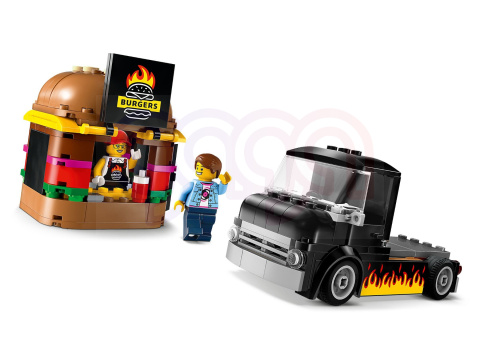 LEGO City 60404 Ciężarówka z hamburgerami LEGO City 60404 Ciężarówka z hamburgerami