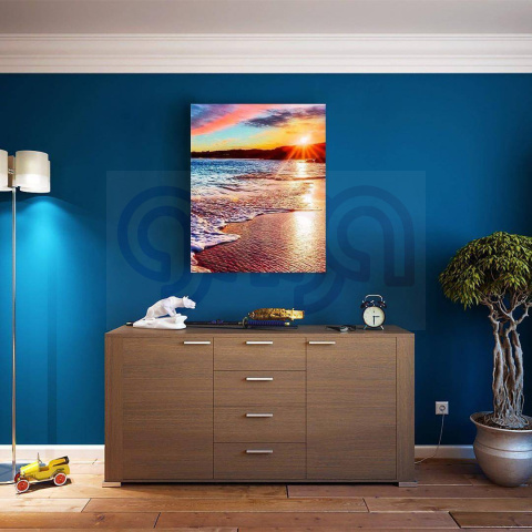 Malowanie po numerach Zachód słońca 50x40cm BEZ RAMY