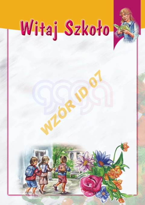 DYPLOM "WITAJ SZKOŁO"