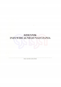 DZIENNIK INDYWIDUALNEGO NAUCZANIA