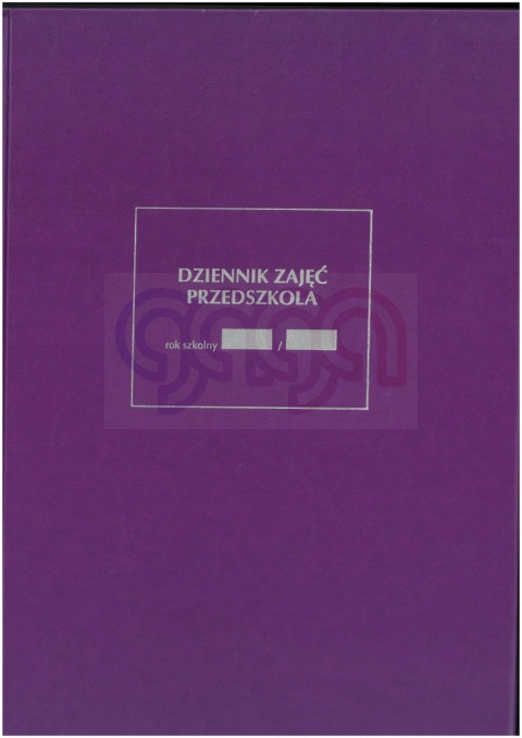 DZIENNIK ZAJĘĆ PRZEDSZKOLA Z KLAPKĄ I/1