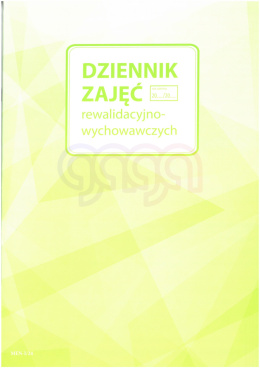 Dziennik indywidualnych zajęć rewalidacyjno-wychowawczych