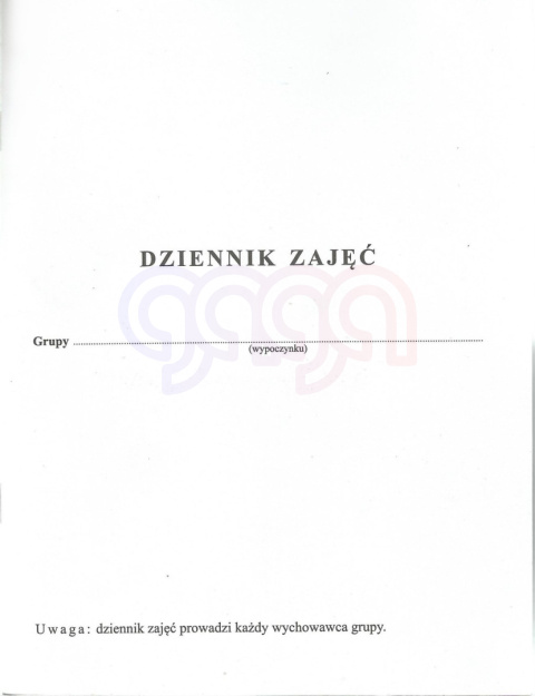 DZIENNIK ZAJĘĆ PLACÓWKI WYPOCZYNKU DZIENNIK ZAJĘĆ PLACÓWKI WYPOCZYNKU