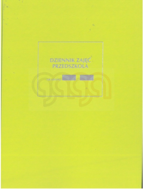 Dziennik zajęć przedszkola MEN I/1