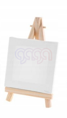 Podobrazie mini 8x8cm 280G/m2 + sztaluga