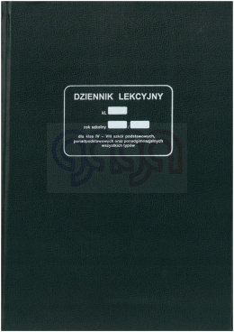 SZKOLNY DZIENNIK LEKCYJNY DLA KLAS IV-VIII MEN I/3