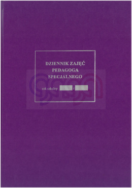 DZIENNIK ZAJĘĆ PEDAGOGA SPECJALNEGO