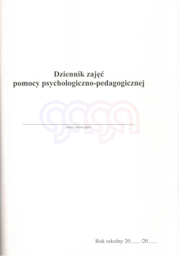 DZIENNIK POMOCY PEDAGOGICZNO-PSYCHOLOGICZNEJ