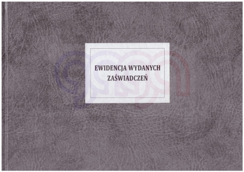 EWIDENCJA WYDANYCH ZAŚWIADCZEŃ