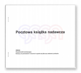 POCZTOWA KSIĄŻKA NADAWCZA