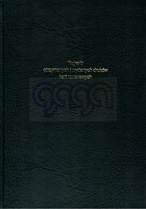 REJESTR WYDANYCH KART ROWEROWYCH