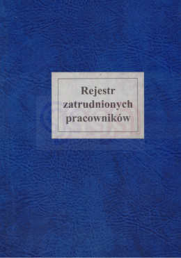 REJESTR ZATRUDNIONYCH PRACOWNIKÓW