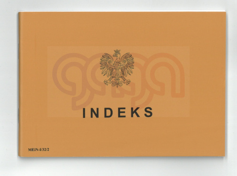 INDEKS DLA SŁUCHACZY SZKOŁY POLICEALNEJ I BRANŻOWEJ SZKOŁY II STOPNIA