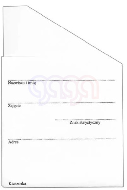 KIESZONKA DO KARTY KSIĄŻKI