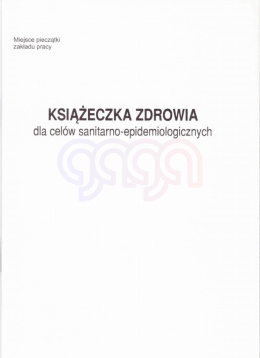 PRACOWNICZA KSIĄŻECZKA ZDROWIA DLA CELÓW SANITARNO-EPIDEMIOLOGICZNYCH