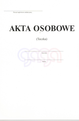 TECZKA AKT OSOBOWYCH