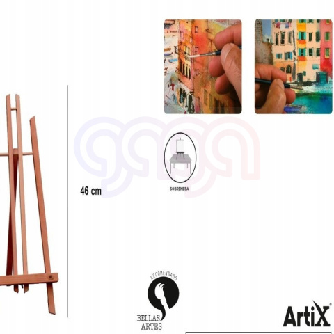 SZTALUGA DREWNIANA STOŁOWA 24x30x46cm PP723