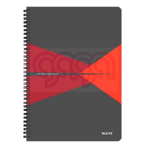 Kołonotatnik OFFICE A4 kratka czerwony 46470025 LEITZ