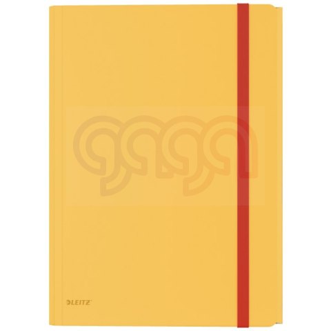 Teczka z gumką i kieszonką Leitz Cosy, PP, żółta 46190019 SALE A4