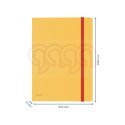Teczka z gumką i kieszonką Leitz Cosy, PP, żółta 46190019 SALE A4