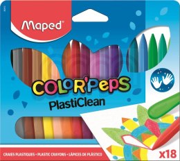 Kredki plastikowe Colorpeps 18 kolorów 862012 MAPED (X)