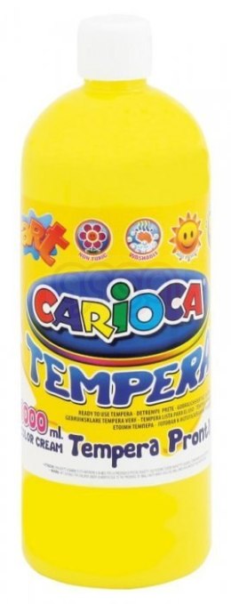 Farba tempera 1000 ml, żółty CARIOCA 170-1453