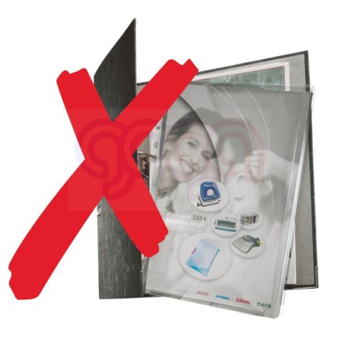 Koszulki na katalogi A4 LEITZ z metalową krawędzią 170 mic. 47553003