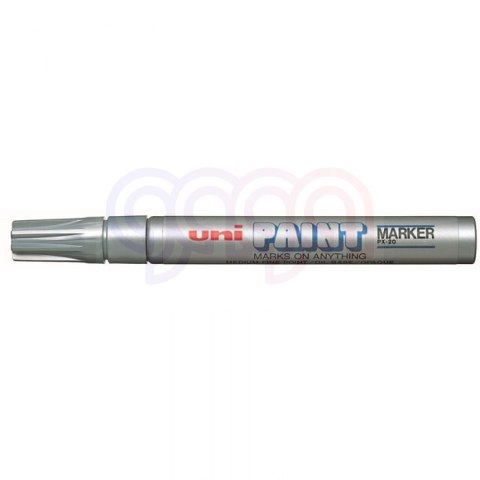 Marker olejowy PX-20 błyszczący srebrny UNI