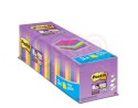 Karteczki Samoprzylepne Post-it_ Super Sticky _21 bloczków + 3 GRATIS, każdy po 90 kolorowych karteczek 76x76mm_654-SS-VP24COL 3