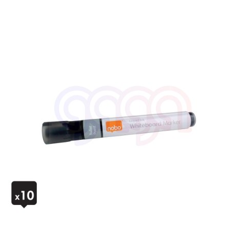 Markery Liquid Ink, czarne, 10 szt 1915377