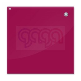 Tablica szklana magnetyczna 60x40cm czerwona 2X3 TSZ64 R